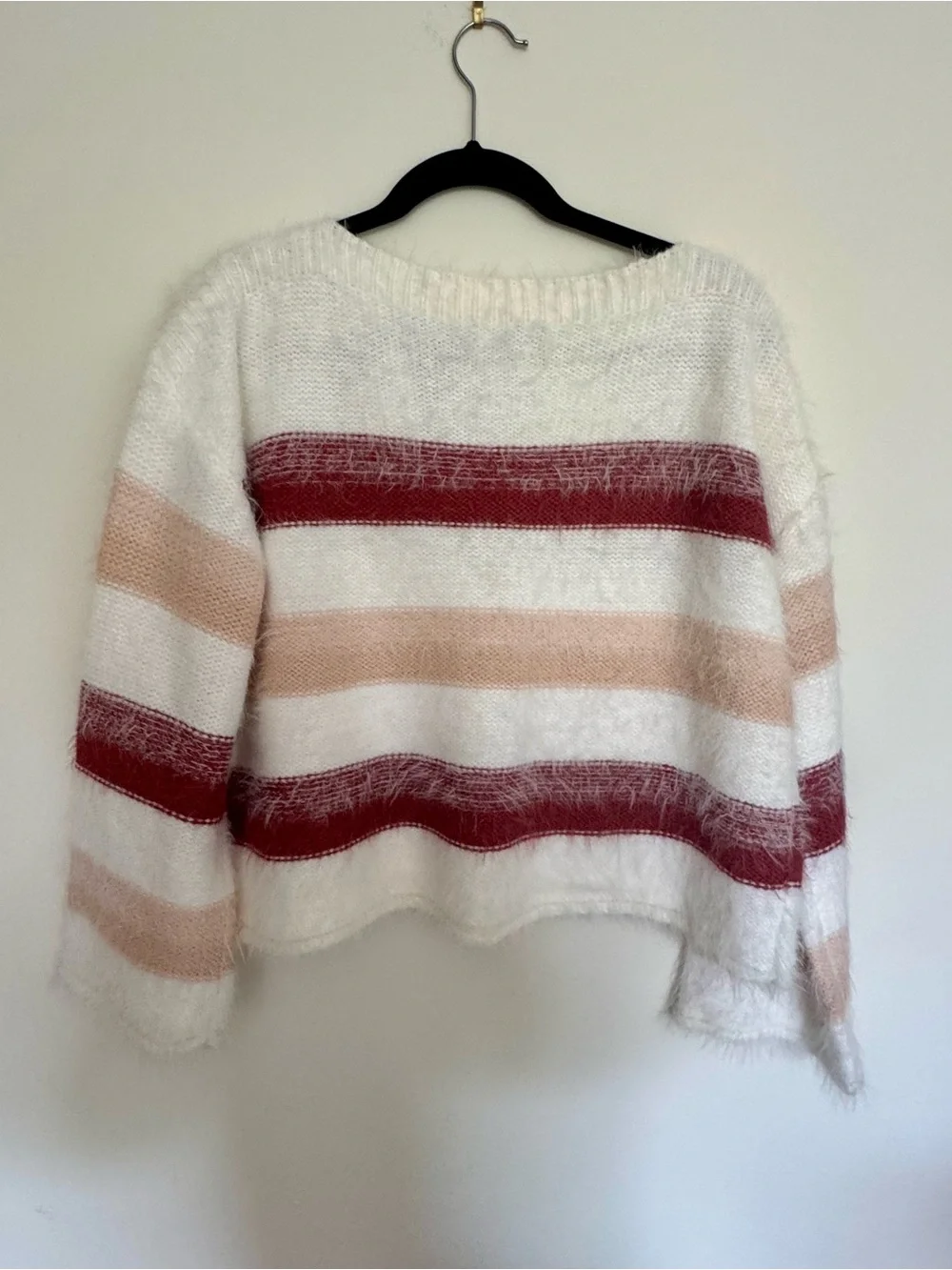 NWT Gentle Fawn Fluffy Striped Eyelash Knit Sweater XS
